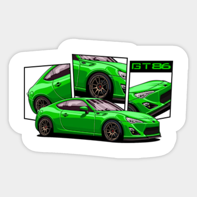 Toyota GT86, JDM Car Toyota Gt86 Sticker TeePublic